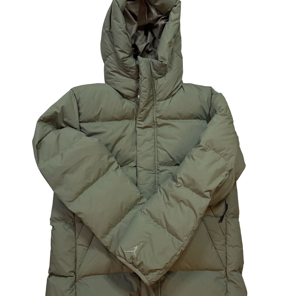 Nike Jordan Flight Down Puffer Parka Men's Small Olive FV7269-222 NWT - Picture 6 of 6